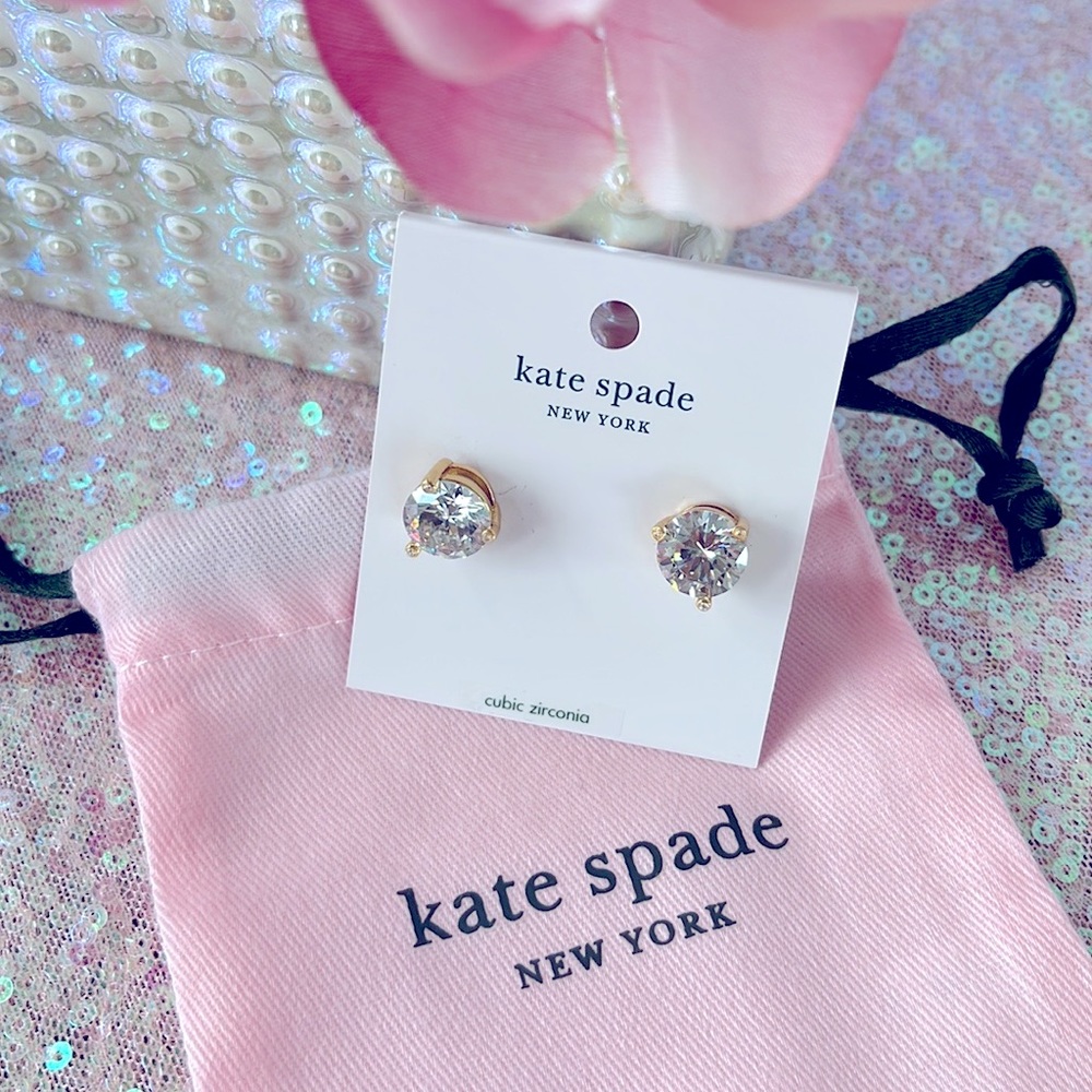 🆕♠️KATE SPADE RISE AND SHINE STUDS - Picture 7 of 8